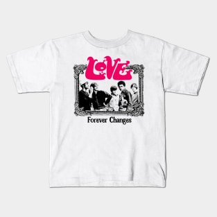 Love // Retro 60s Style Fan Art Design Kids T-Shirt